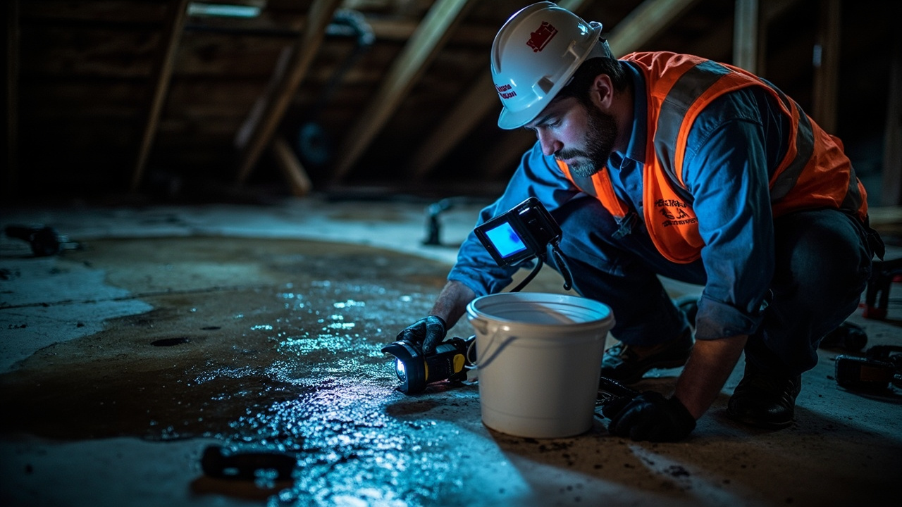 How Professional Emergency Roof Leak Tracing Works