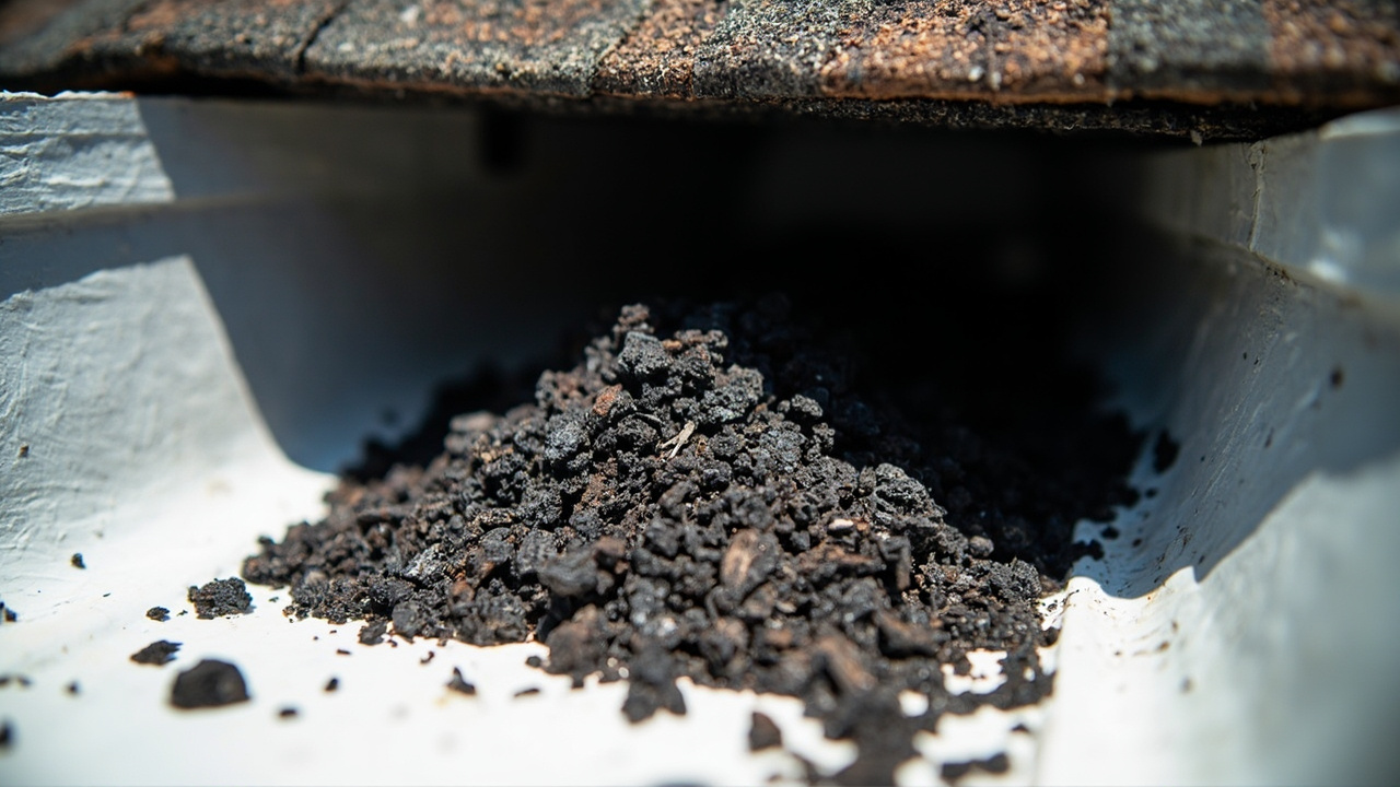 Granules in Gutter in Tampa – Get an Expert Roof Diagnosis Before Minor Wear Becomes Major Damage