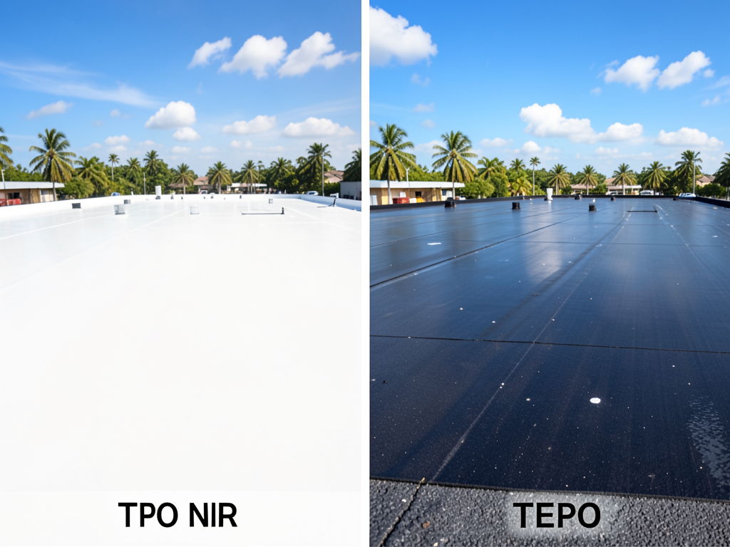Comparing TPO and Modified Bitumen for Small Business Roofs in North Tampa