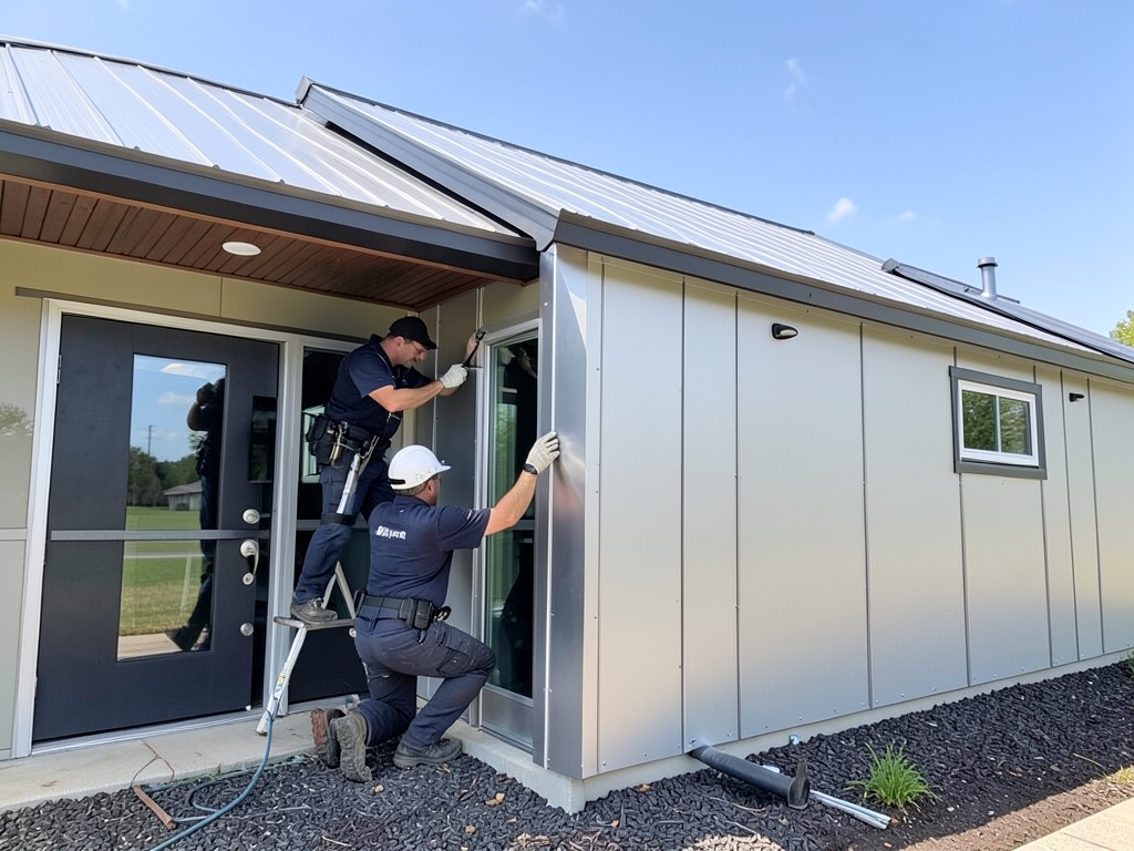 Installing standing seam metal roofs for modern ra