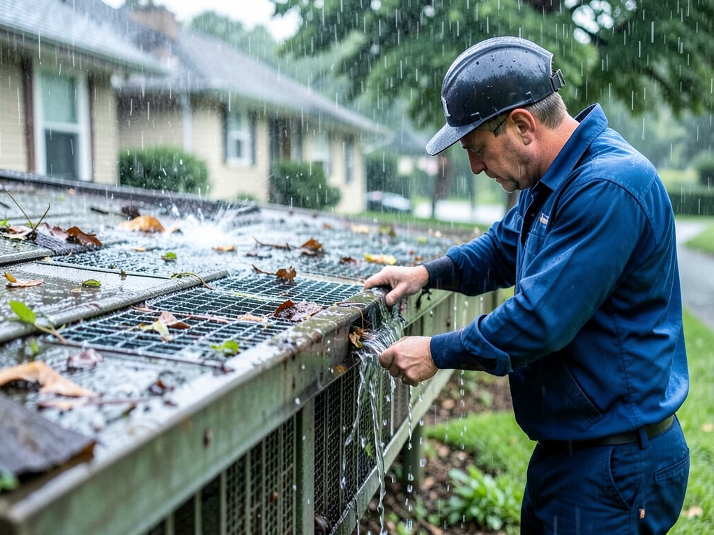 Why Standard Gutter Screens Often Fail During Heavy Summer Downpours in Carrollwood